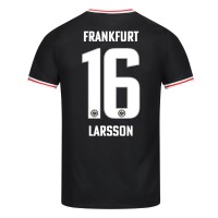 Pánský Fotbalový dres Eintracht Frankfurt Hugo Larsson #16 2023-24 Venkovní Krátký Rukáv